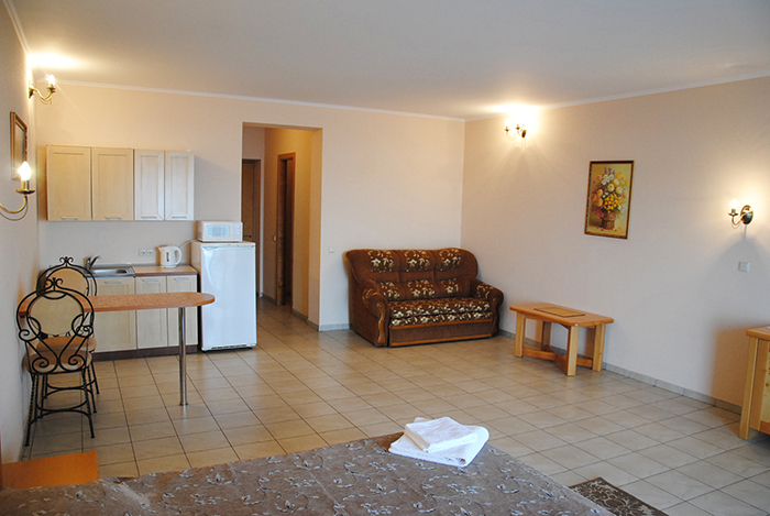 Апарт-отель Da Vasko (Да Васко) Апартамент с мини-кухней, двухкомнатный 2 кровати